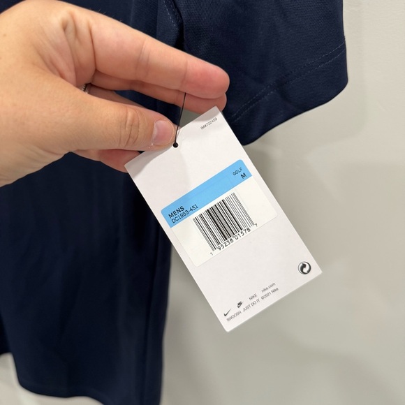 Nike Men’s Golf Polo Shirt Short Sleeve *Logo* Medium - Picture 4 of 6